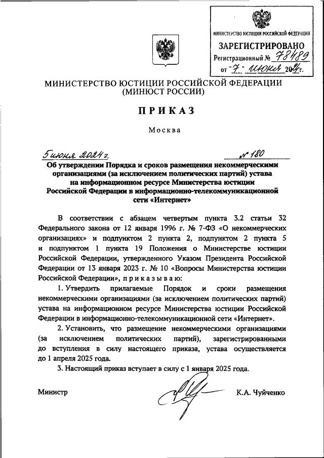 Минюст разместить устав. Минюст разместить устав